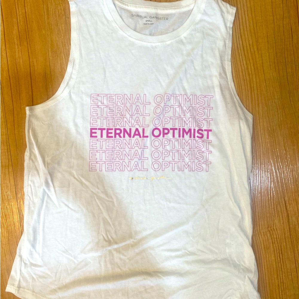 Spiritual Gangster Eternal Optimist tank top